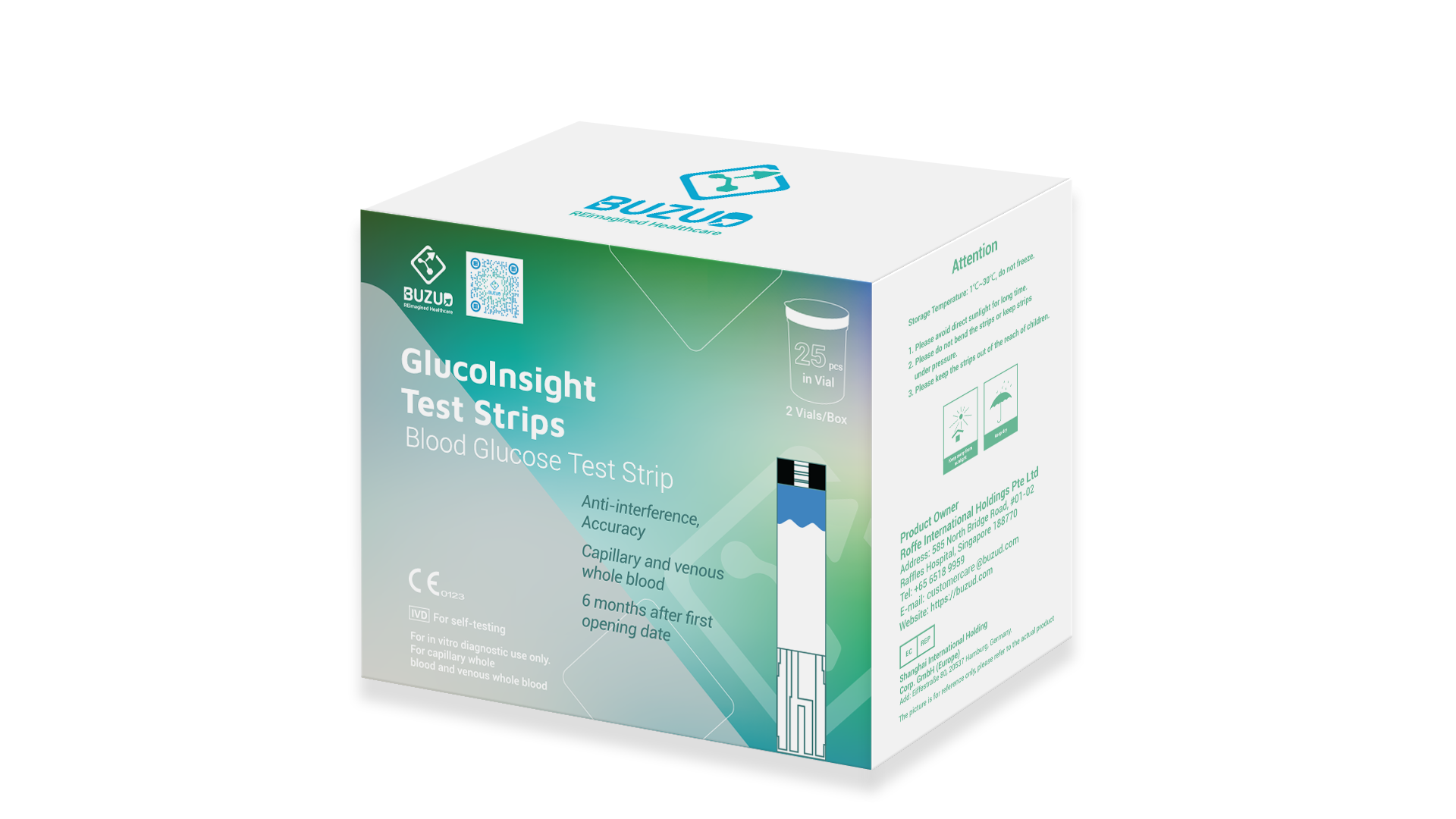 GlucoInsight Test Strip and Lancet set (old)