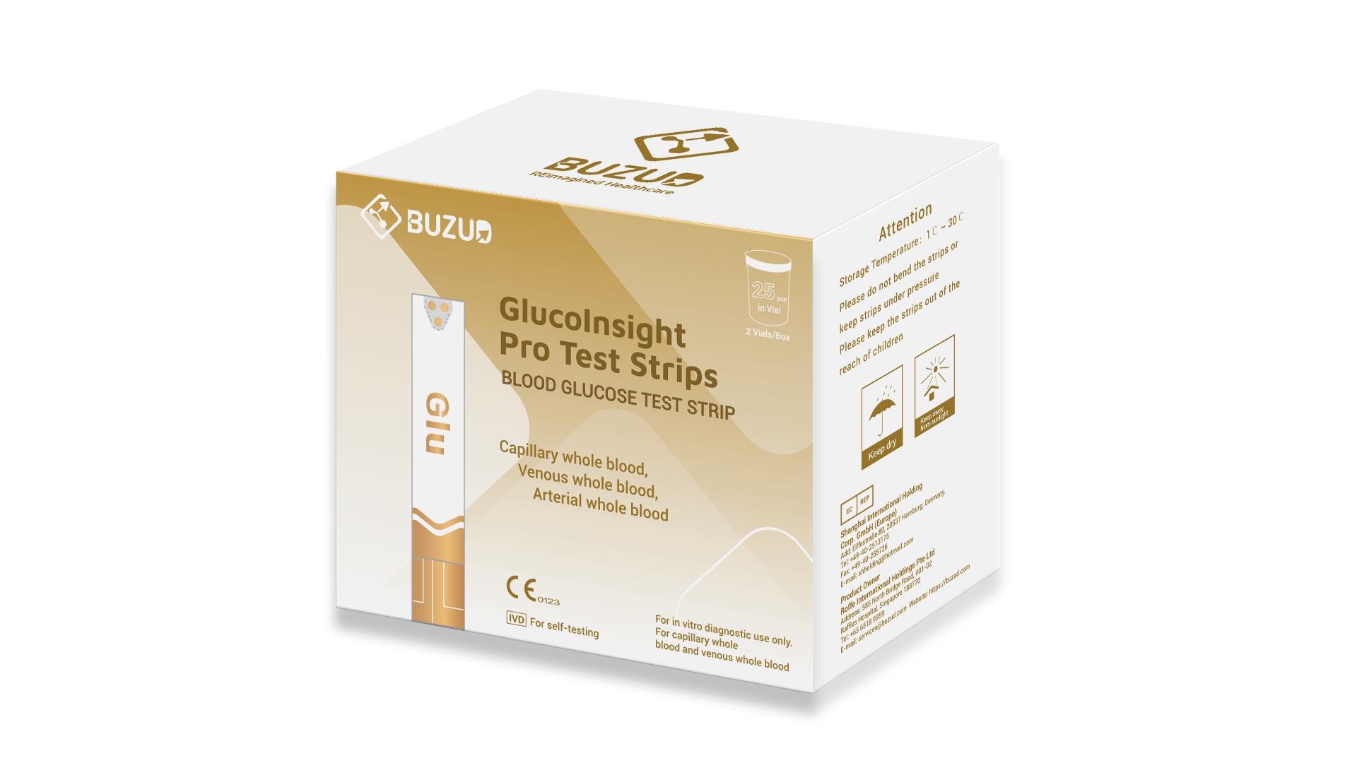 GlucoInsight Pro Test Strip and Lancet set (old)