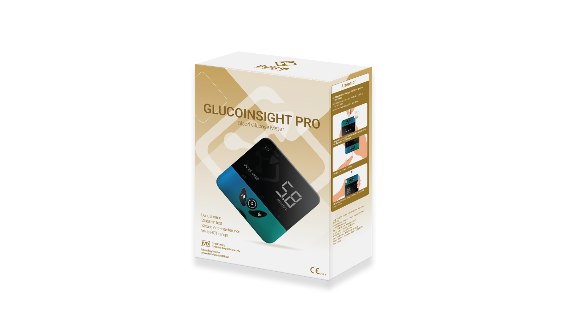 GlucoInsight Pro Blood Glucose Meter set (old)