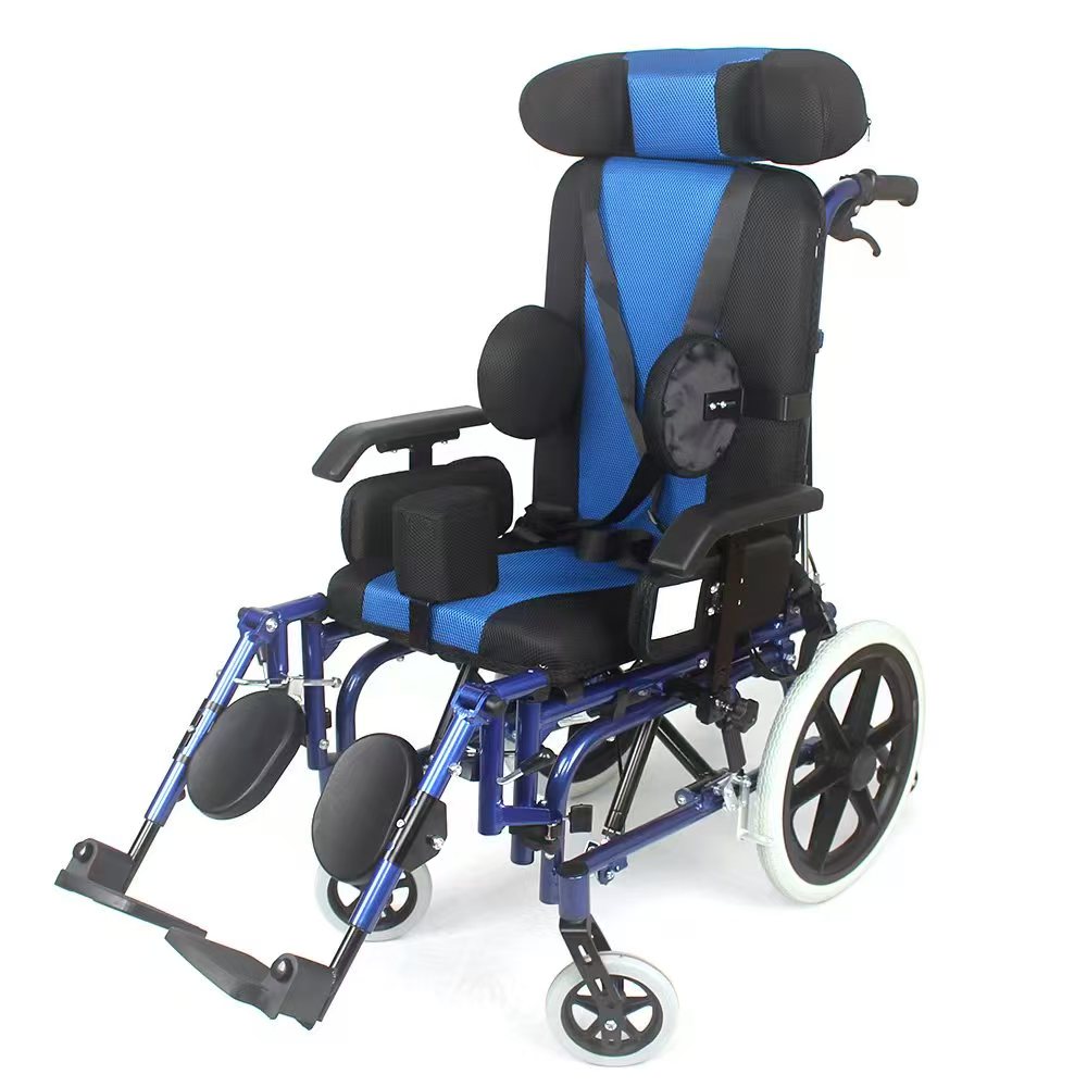BUZUD Pediatric tilt-in-space wheelchair with built-in-growth QK966M